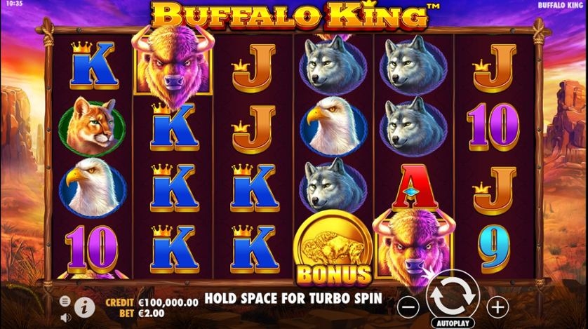 Buffalo King, Pragmatic Play Slot de búfalos, Rodadas grátis